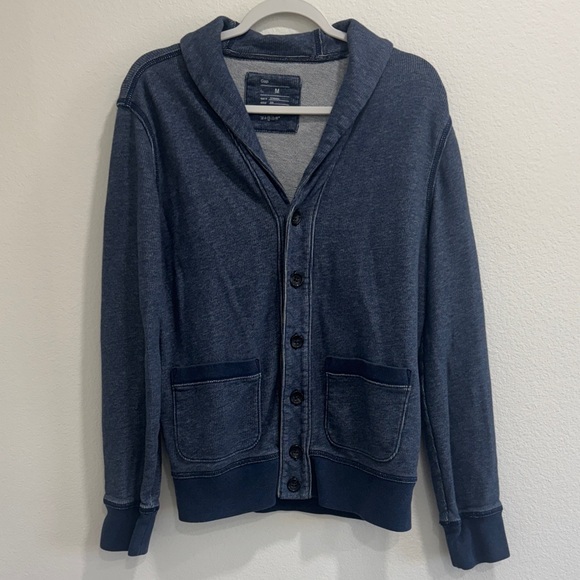 GAP Other - GAP Men's Dark Blue Cardigan Sweater